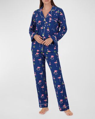 Fa La La Mingos Printed Pajama Set