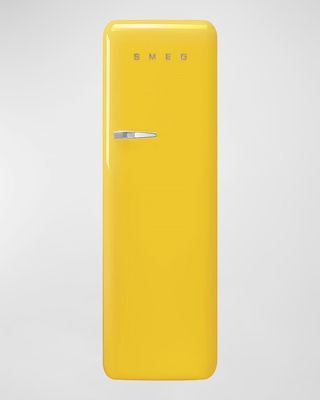 FAB28 Retro-Style Refrigerator with Internal Freezer, Right Hinge
