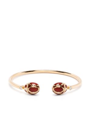 Fabergé 18k rose gold Heritage Palais diamond cuff bracelet