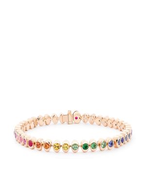 Fabergé 18kt rose gold Colours of Love Cosmic Curve multi-stone bracelet