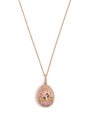 Fabergé 18kt rose gold Heritage Egg pendant necklace