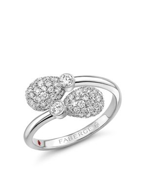Fabergé 18kt white gold Emotion diamond ring - Silver