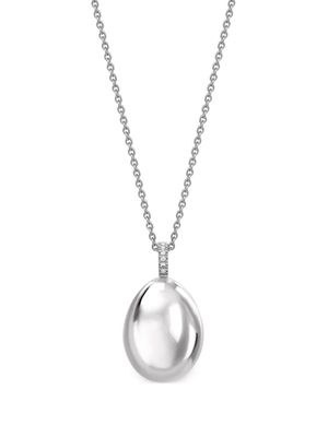 Fabergé 18kt white gold Fabergé Essence Egg pendant necklace - Silver
