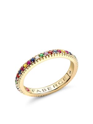 Fabergé 18kt yellow gold Colours of Love Yemulti-stone ring