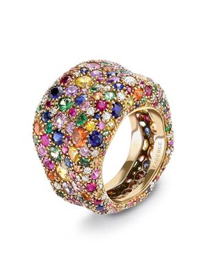 Fabergé 18kt yellow gold Emotion Grande ring