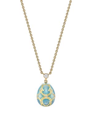 Fabergé 18kt yellow gold Heritage Petite Egg diamonds pendant necklace