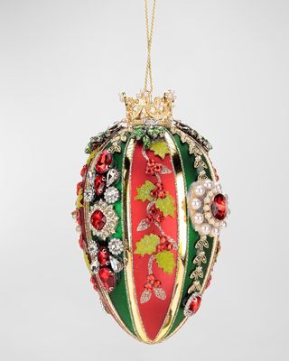 Faberge Jeweled Egg Ornament
