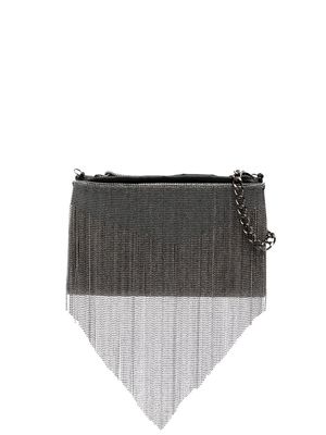 Fabiana Filippi ball-chain fringe shoulder bag - Grey