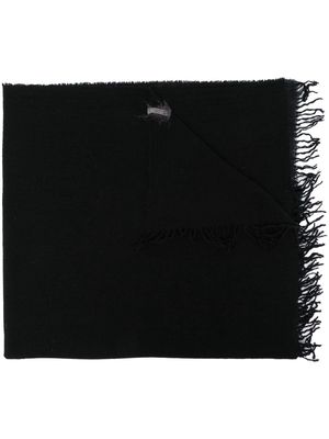 Fabiana Filippi bead-detail fine-knit scarf - Black