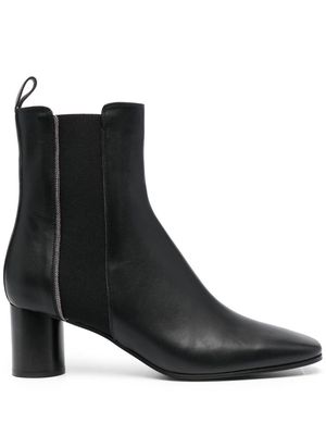 Fabiana Filippi bead-embellished ankle boots - Black