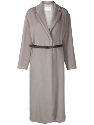 Fabiana Filippi belted virgin-wool coat - Grey