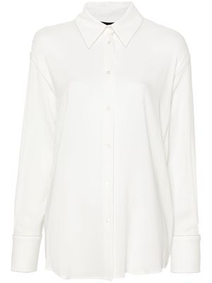 Fabiana Filippi button-up georgette shirt - White