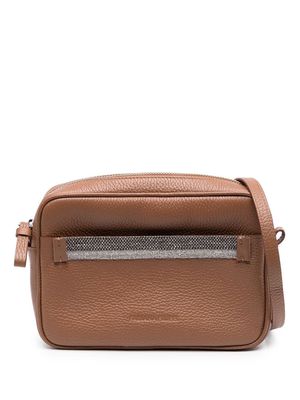 Fabiana Filippi calf-leather satchel bag - Brown