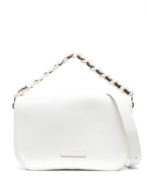 Fabiana Filippi chain-embellished shoulder bag - White