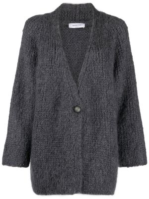 Fabiana Filippi chunky-knit V-neck cardigan - Grey