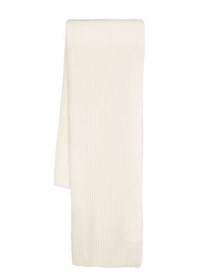 Fabiana Filippi chunky knitted scarf - White