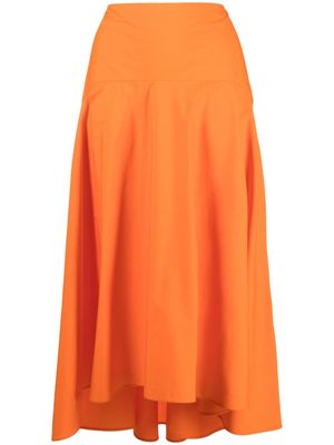 Fabiana Filippi cotton midi skirt - Orange