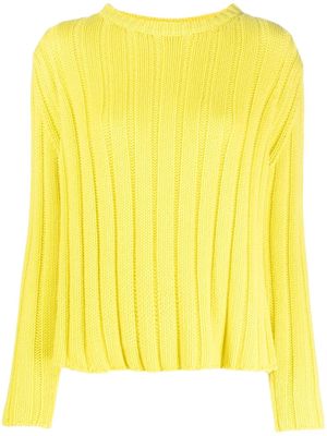 Fabiana Filippi crew-neck cashmere jumper - Yellow