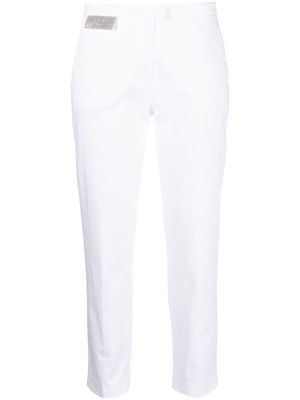 Fabiana Filippi cropped slim-leg trousers - White