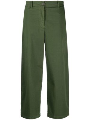Fabiana Filippi cropped wide-leg trousers - Green