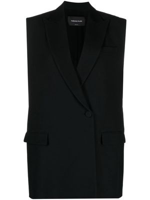 Fabiana Filippi double-breasted tailored vest - Black