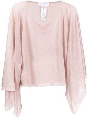 Fabiana Filippi draped-sleeve blouse - Pink