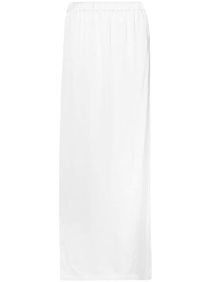 Fabiana Filippi duchess-satin maxi skirt - White