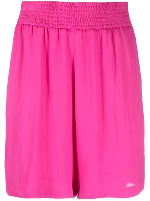 Fabiana Filippi elasticated-waistband detail shorts - Pink