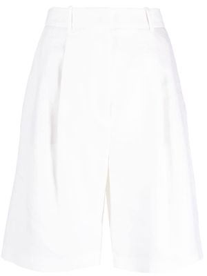 Fabiana Filippi high-waisted knee-length shorts - White