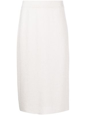 Fabiana Filippi high-waisted pencil skirt - Neutrals