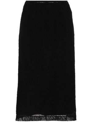 Fabiana Filippi lace midi skirt - Black
