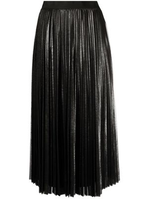Fabiana Filippi layered pleated midi skirt - Black