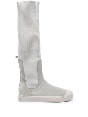 Fabiana Filippi long-length boots - Grey