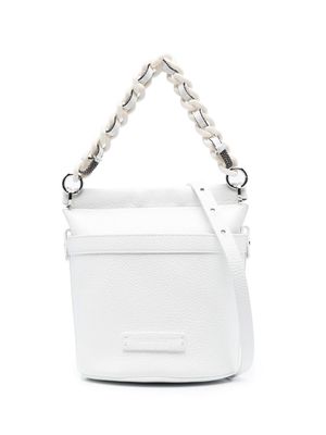 Fabiana Filippi Luisa leather bucket bag - White