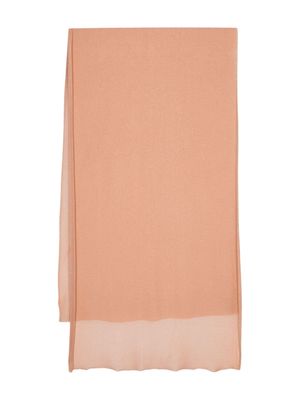 Fabiana Filippi lurex fine-knit scarf - Pink
