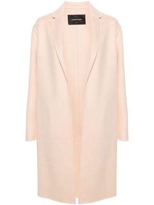 Fabiana Filippi notch-lapels virgin wool blend coat - Pink