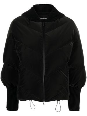 Fabiana Filippi padded hooded jacket - Black