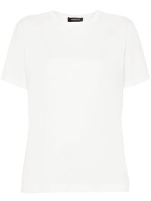 Fabiana Filippi panelled cotton T-shirt - White