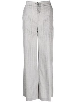 Fabiana Filippi pinstripe straight-leg trousers - Grey
