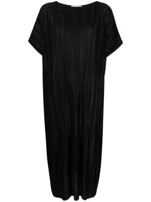 Fabiana Filippi plissé kaftan dress - Black