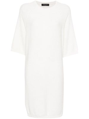 Fabiana Filippi purl-knit midi skirt - White