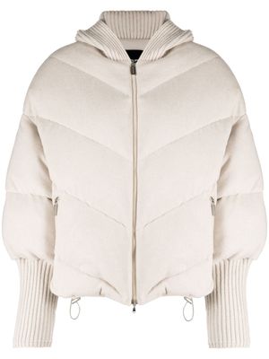 Fabiana Filippi quilted puffer jacket - Neutrals