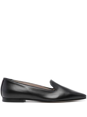 Fabiana Filippi rhinestone-embellished leather loafers - Black