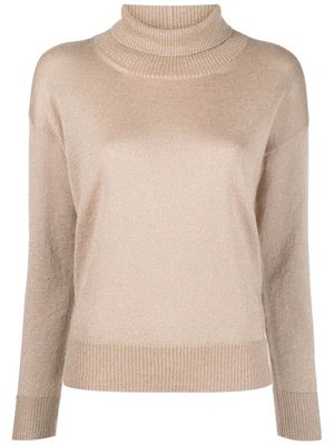 Fabiana Filippi roll-neck knitted jumper - Neutrals