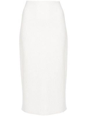 Fabiana Filippi sequin-embellished pencil skirt - White