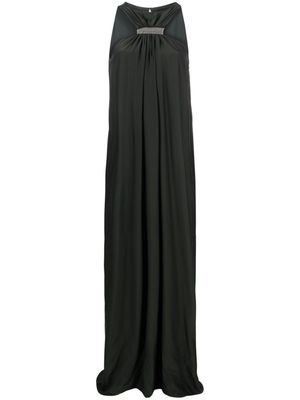 Fabiana Filippi sleeveless long dress - Green