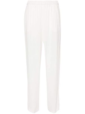 Fabiana Filippi straight crepe trousers - White