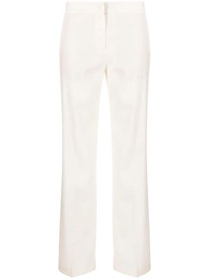 Fabiana Filippi straight-leg wool trousers - White