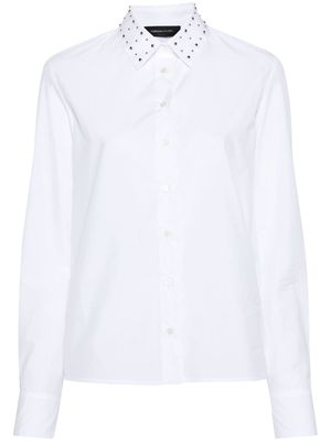 Fabiana Filippi stud-detail cotton shirt - White