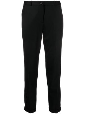 Fabiana Filippi stud-detailed straight-leg trousers - Black